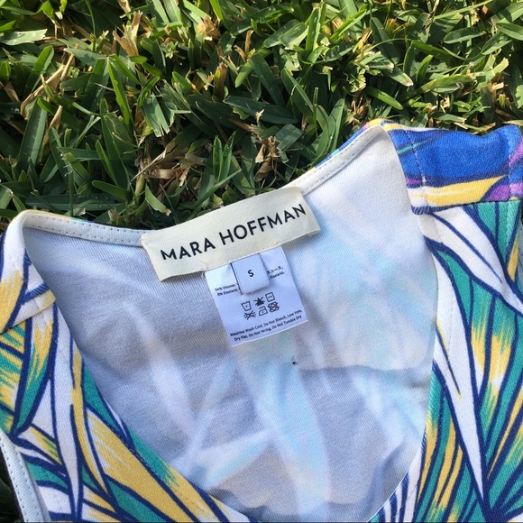 Mara Hoffman tropical floral knit maxi dress - Picture 3 of 3